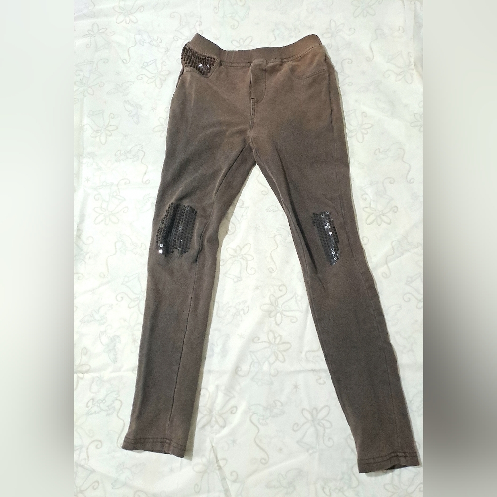 black pants girls sequins